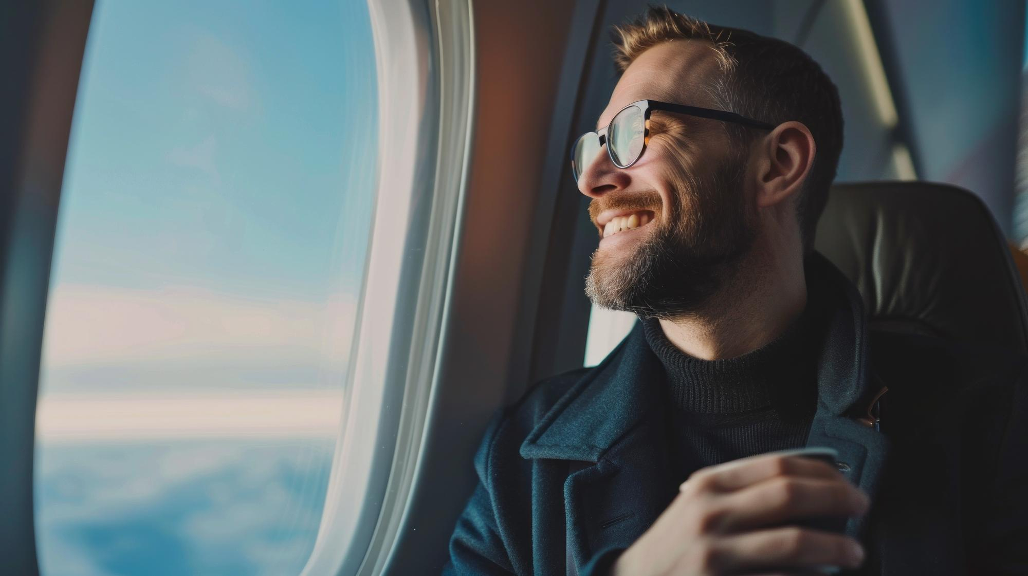 viajar en avion con audifonos